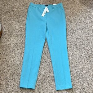 White House Black Market Modern Fit Slim Ankle Comfort Stretch Blue Pants
